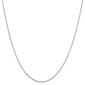 Unisex Gold Classics&#8482; .6mm. White Gold Diamond Cut 14in. Necklace - image 2