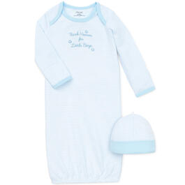 Baby Boy &#40;NB-3M&#41; Little Me Thank Heaven Sleeper Nightgown & Hat