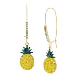 Betsey Johnson Pineapple Dangle Earrings