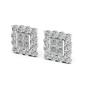 Moluxi&#40;tm&#41; Sterling Silver 4ctw. Moissanite Oval Stud Earrings - image 1