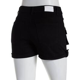 Juniors Gogo Jeans Zip-Cargo Denim Shorts