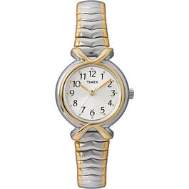 Womens Timex&#40;R&#41; Two-Tone Expansion Band Watch - T218549J