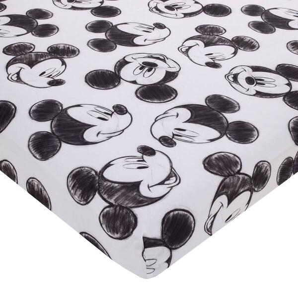 Disney Mickey Mouse Mini Fitted Crib Sheet - image 