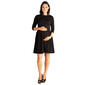 Plus Size 24/7 Comfort Apparel Fit & Flare Maternity Dress - image 1