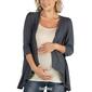 Womens 24/7 Comfort Apparel Elbow Sleeve Maternity Cardigan - image 4