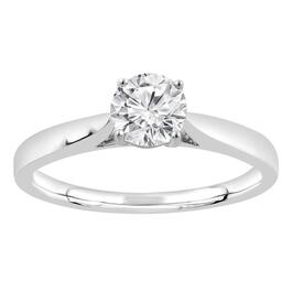Nova Star&#40;R&#41; Sterling Silver Lab Grown Diamond Solitaire Ring