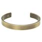 Mens Lynx Stainless Steel Gold Antique Cuff Bangle Bracelet - image 1