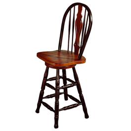 Besthom Black Cherry Selections Distressed Bar Stool