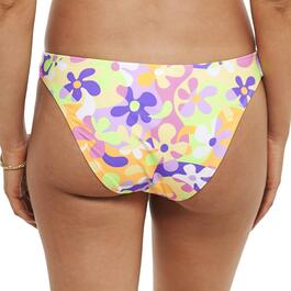 Juniors California Sunshine Maisy High Cut Bikini Swim Bottoms