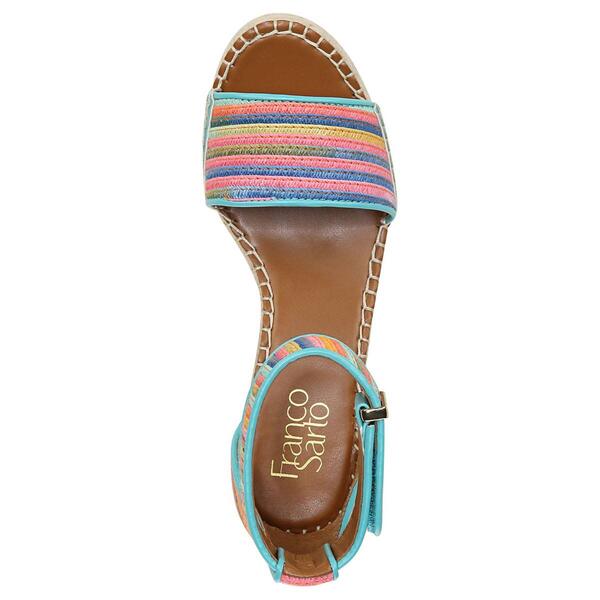 Womens Franco Sarto L-Clemens Colorful Espadrilles Sandals