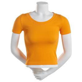 Juniors Eye Candy Core Fit Ribbed Tee