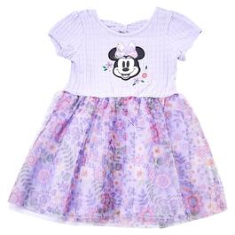 Girls &#40;4-6x&#41; Minnie Mouse Dress w/ Tulle Skirt