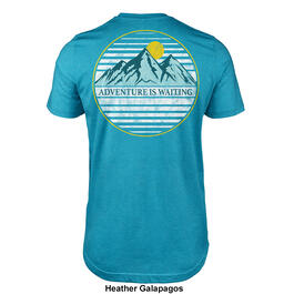 Mens Adventure is Waiting Short Sleeve Graphic T-Shirt