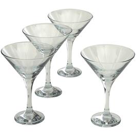 Home Essentials Basic 6oz. Martini Glasses - Set of 4