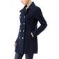 Womens BGSD Wool Fitted Peacoat - image 3