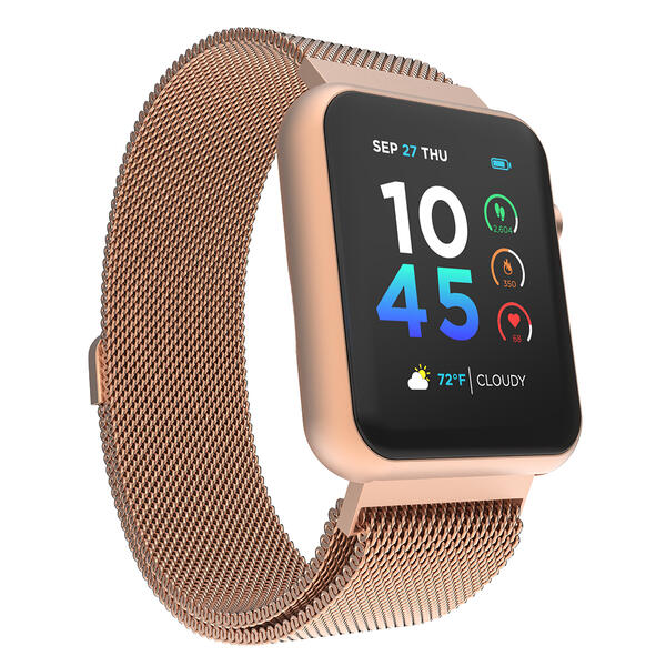 Adult Unisex iTouch Air 4 Rose Gold Mesh Smart Watch - TA4M02-C29 - image 