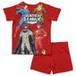 Boys &#40;4-7&#41; Freeze Justice League Tee & Shorts Set - Red - image 2