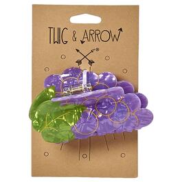 Womens Twig & Arrow Grape Claw Clip