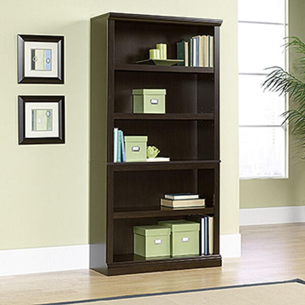 Sauder 5 Shelf Bookcase - Jamocha - image 