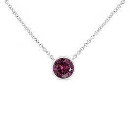 Haus of Brilliance Sterling Silver Amethyst Pendant Necklace