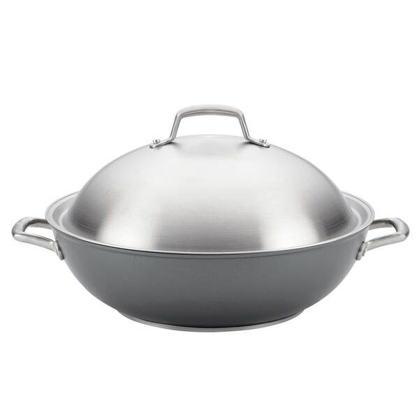 Anolon&#40;R&#41; Accolade 13.5in. Hard-Anodized Nonstick Wok - image 