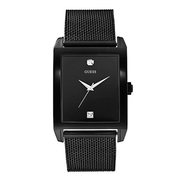 Mens Guess Black Ionic-Plated Watch - U0298G1 - image 