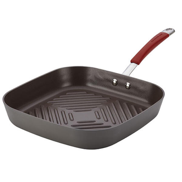 Rachael Ray Cucina Hard-Anodized 11in. Grill Pan - image 