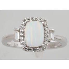 Gemstone Classics&#8482; Created Opal & Sapphire Ring