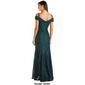 Womens R&M Richards Off The Shoulder Lace A-Line Mermaid Gown - image 2