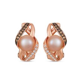Le Vian Chocolatier&#40;R&#41; Strawberry Pearls&#40;R&#41; & Diamond Earrings