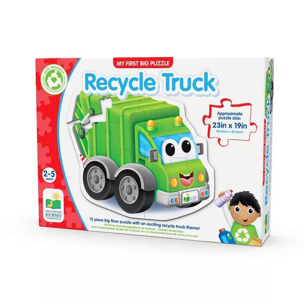 The Learning Journey My 1st Big Puzzle Recycle Truck - image 