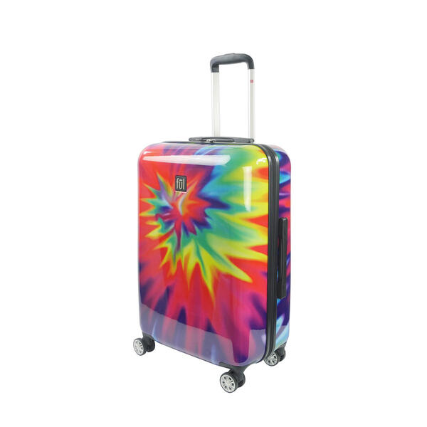 FUL 24in. Tie-Dye Swirl Expandable Rolling Spinner - image 