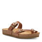 Womens Eastland Tiogo Leather Footbed Slide Sandals - image 1
