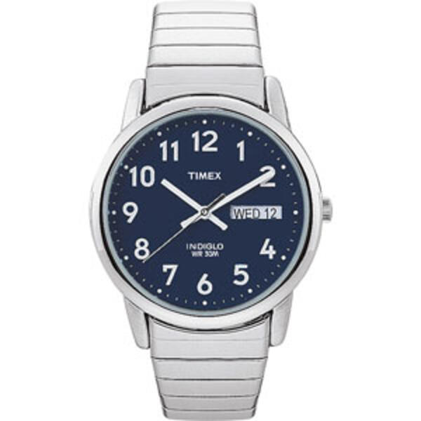 Mens Timex&#40;R&#41; Easy Reader Silver Watch - T20031 - image 
