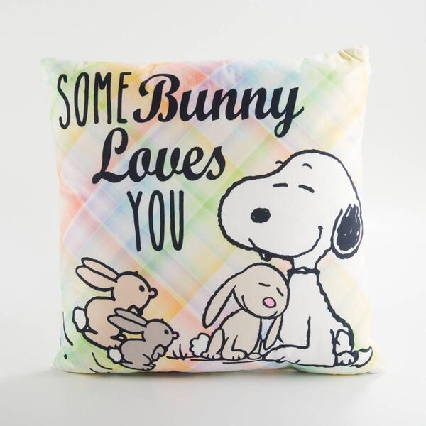 Nourison Some Bunny Loves You Decorative Pillow - 18x18 - image 
