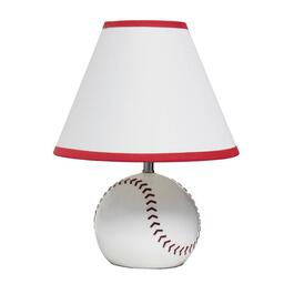 Simple Designs SportsLite 11.5in. Baseball Base Ceramic Lamp