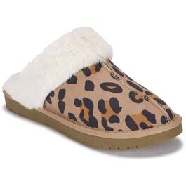 Womens BareTraps&#40;R&#41; Teegan Leopard Clog Slippers