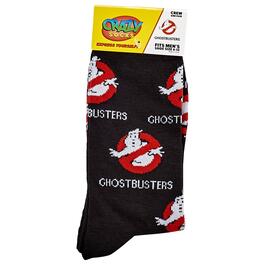 Mens Crazy Socks Ghostbusters Crew Socks