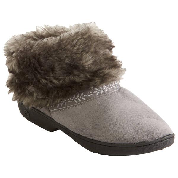 Isotoner Microsuede Addie Boot Slippers - image 