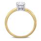 Diamond Classics&#8482; White & Yellow Gold Engagement Ring - image 3