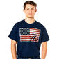 Mens Patriotic Vintage 76 Flag Short Sleeve Graphic T-Shirt - image 1
