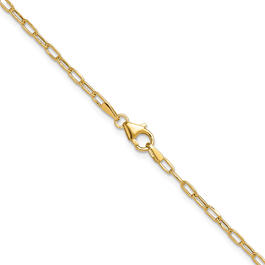 Gold Classics&#8482; 14kt. Yellow Gold Beveled 18in. Chain Necklace