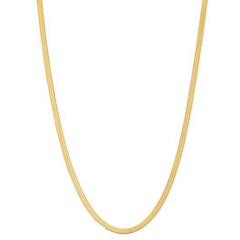 Gold Classics&#40;tm&#41; Gold Over Sterling Silver Herringbone Necklace