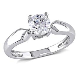 Diamond Classics&#40;tm&#41; 14kt. White Gold Pinched Engagement Ring