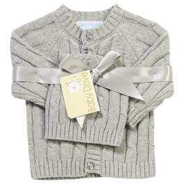 Baby Boy (NB-6M) Baby Dove Knit Cardigan Sweater with Hat