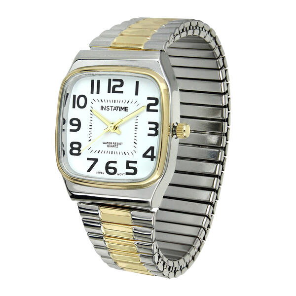 Mens Instatime Two-Tone Day & Date Watch - PM1918TT - image 
