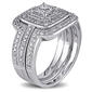 Loveblooms&#8482; 3/8ctw. Diamonds Bridal 3 Ring Set - image 2