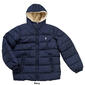 Mens IZOD&#174; Solid Sherpa Lined Puffer - image 2