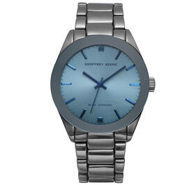 Mens Geoffrey Beene&#40;R&#41; Blue Sapphire Dial Bracelet Watch-GBB0027GU