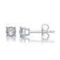 Diamond Classics&#8482; 10kt. White Gold 1/10ctw. Stud Earrings - image 3